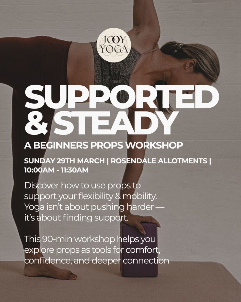Supported & Steady : Props Workshop March 2026